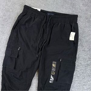 Aeropostale Pants Small Utility Cargo Non Stretch Straight Leg Nylon Jogger